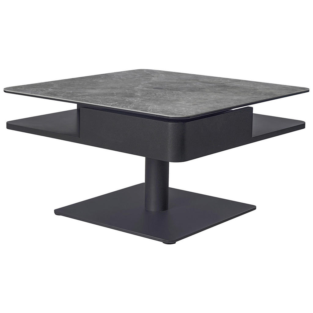 CLUBTAFEL, grijs, zwart
