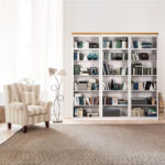 BOEKENKAST 223/222/37 cm grenen kleur, honingkleur thumbnail 2