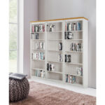 BOEKENKAST 223/222/37 cm grenen kleur, honingkleur thumbnail 3