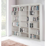 BOEKENKAST 223/222/34 cm wit, grenenkleur thumbnail 2