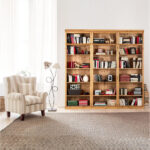 BOEKENKAST 223/222/34 cm grenen kleur thumbnail 2