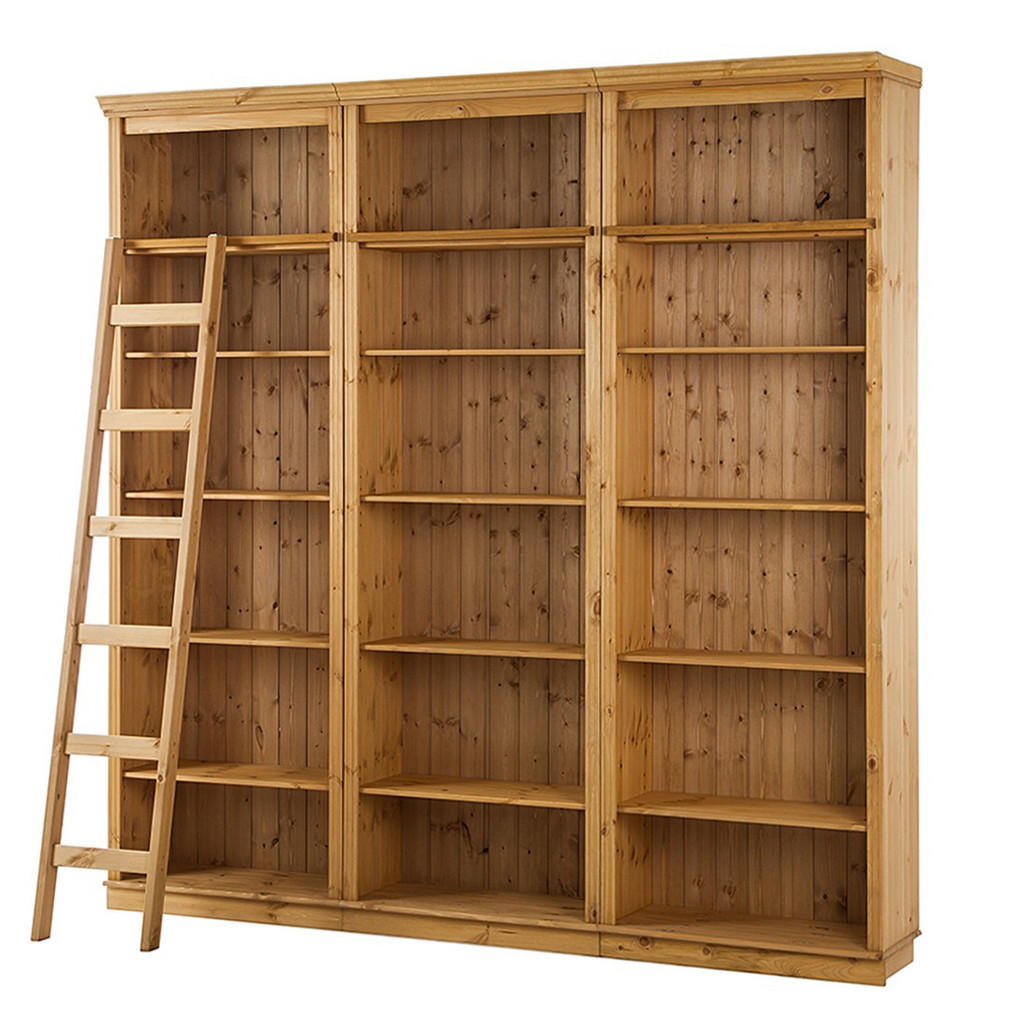 BOEKENKAST 223/222/34 cm grenen kleur