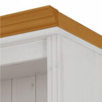 BOEKENKAST 223/222/34 cm wit, honingkleur thumbnail 6
