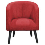 COCKTAIL-ARMSTOEL, rood textiel thumbnail 4