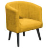 COCKTAIL-ARMSTOEL, geel textiel
