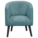 COCKTAIL-ARMSTOEL, turquoise textiel thumbnail 4