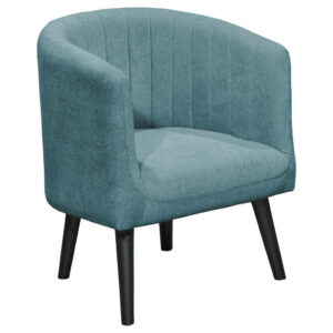 COCKTAIL-ARMSTOEL, turquoise textiel