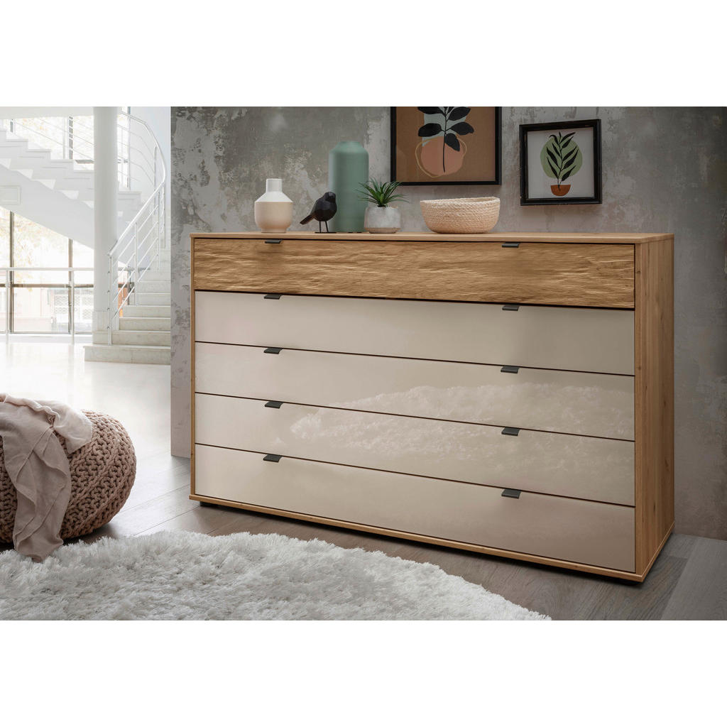 JURK, champagnekleuren, bianco eiken
