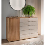 JURK, champagnekleur, bianco eiken thumbnail 2