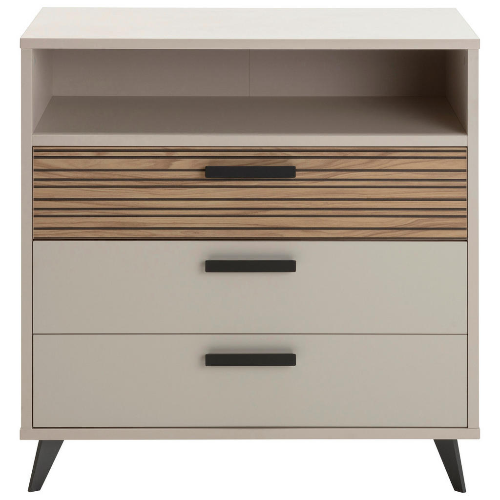 Ladekast, eikenkleur, beige