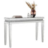 CONSOLETAFEL, 120/35/80,5 cm, zilverkleur