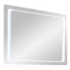 BADKAMERSPIEGEL, 90/70/3 cm metaal, glas