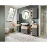 BADKAMERSPIEGEL, 70/70/4,2 cm glas, houtmateriaal thumbnail 2