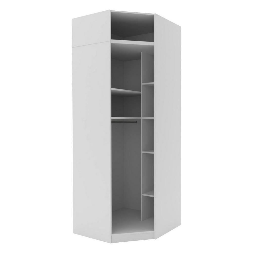 HOEKKAST BEHUIZING, wit