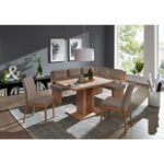 HOEKSET, veloursbruin, eikenkleur thumbnail 2