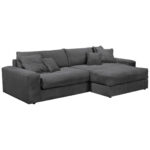 HOEKSET MET BEDDENGOED F, antraciet textiel thumbnail 4