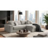 HOEKSET MET BEDDENGOED F, wit textiel