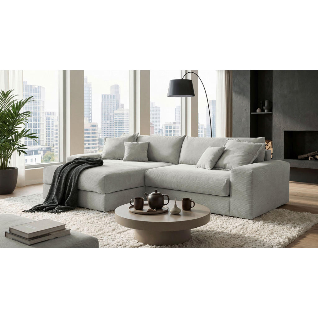 HOEKSET MET BEDDENGOED F, wit textiel