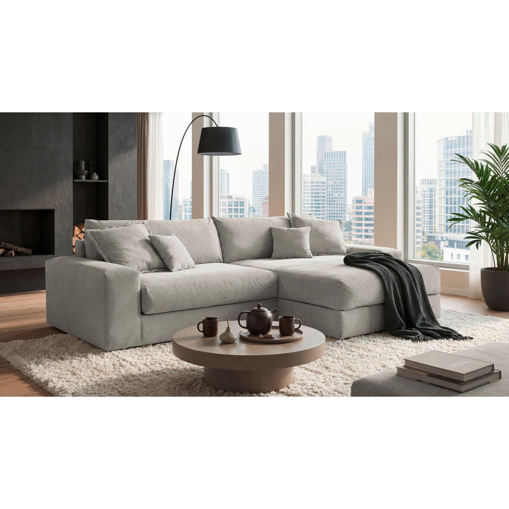 HOEKSET MET BEDDENGOED F, wit textiel