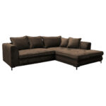 HOEKSET MET BEDDENGOED F, bruin textiel thumbnail 4