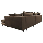 HOEKSET MET BEDDENGOED F, bruin textiel thumbnail 6