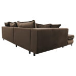 HOEKSET MET BEDDENGOED F, bruin textiel thumbnail 6