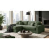 HOEKSET MET BEDDENGOED F, groen textiel