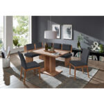HOEKBANK, textiel, houtmateriaal antraciet, eikenkleur thumbnail 2