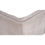 HOEKBANK, metaal, wit textiel thumbnail 7