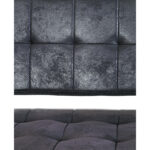 HOEKBANK, metaal, zwart textiel thumbnail 5