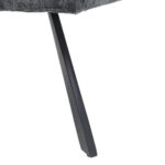 HOEKBANK, metaal, textiel grijs thumbnail 6