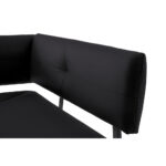 HOEKBANK, textiel, zwart metaal thumbnail 4