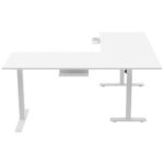 HOEKBUREAU metaal, kunststof, houtmateriaal wit thumbnail 4