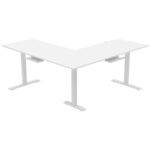 HOEKBUREAU metaal, kunststof, houtmateriaal wit thumbnail 5
