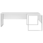 HOEKBUREAU, houtmateriaal, wit thumbnail 3