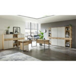 HOEKBUREAU, houten materiaal, eikenkleur thumbnail 2