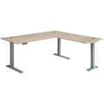 HOEKBUREAU, houten materiaal, eikenkleur thumbnail 1