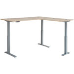 HOEKBUREAU, houten materiaal, eikenkleur thumbnail 3