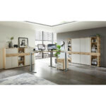 HOEKBUREAU, houten materiaal, eikenkleur thumbnail 4