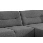 HOEKZITSET, antraciet chenille thumbnail 5