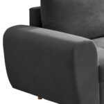 HOEKZITSET, antraciet microvelours thumbnail 4