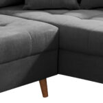 HOEKZITSET, antraciet microvelours thumbnail 5