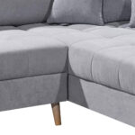 HOEKZITSET, lichtgrijs microvelours thumbnail 6