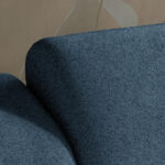 HOEKSTOELSET, velours donkerblauw thumbnail 4