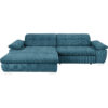 HOEKSTOELSET, microvezel blauw
