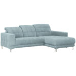 HOEKSTOELSET, pastelblauwe stof thumbnail 5