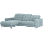 HOEKSTOELSET, pastelblauwe stof thumbnail 5