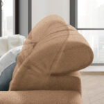 HOEKSTOELSET, bruine stof thumbnail 3