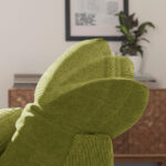 HOEKSTOELSET, lichtgroene microvezel thumbnail 7
