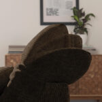 HOEKSTOELSET, microvezel donkerbruin thumbnail 7